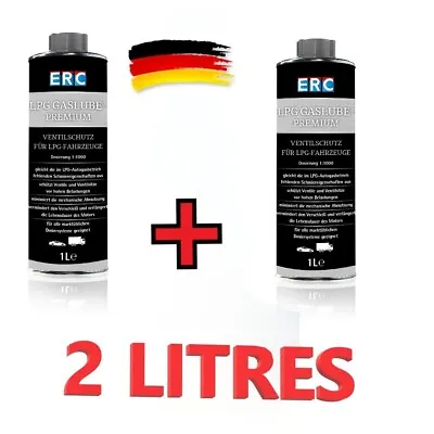 2 X ERC Gas Lube OIL Valve Saver Fluid 1Liter ( Flashlube ) MADE IN GERMANY • $91.38