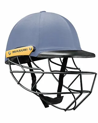 Masuri C Line Plus Stainless Steel Cricket Batting Helmet - Sky Blue - Senior • $95.28