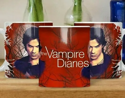 Vampire Diaries Mug Or Gift With Damon Salvatore Ian Somerhalder. • £12.95