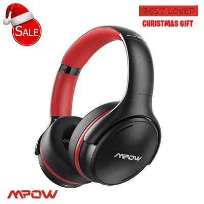 £37.95 • Buy Mpow H19 IPO Bluetooth 5.0 Active Noise Cancelling Headphones Deep Bass Headset