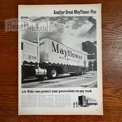 Vintage 1969 Mayflower Moving Co Ad Life Magazine Special Edition 10  X 13  • $12.99