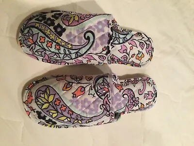 Vera Bradley Quilted Slippers Maddalena Paisley Soft Size Large 9-10 New • $20