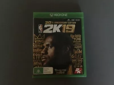 NBA 2K19 20th Anniversary Edition Xbox - Very Good Condition - Free Delivery  • $20