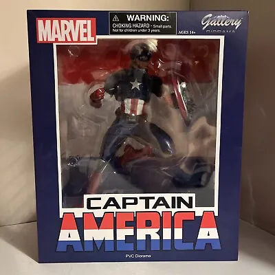 Captain America Diorama Figure 9 Inch - Marvel Gallery Statue DIAMOND SELECT • £50