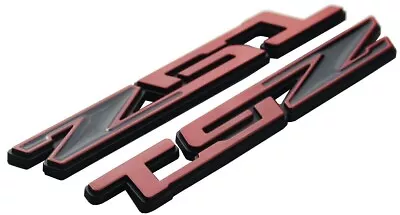 2Pcs Z51 Emblem Badge 3D Nameplate Letter Fit For C5 C6 C7 Corvette (Chrome/Red) • $29.99