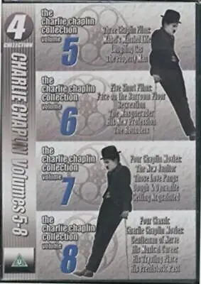Charlie Chaplin 4 Collection Vol-5-8 DVD Comedy (2008) Charlie Chaplin New • £7.72