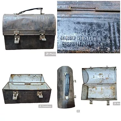 Antique Aladdin Lunch Box Nashville Tennessee. Miners Lunchbox. • $20