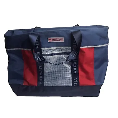 Vineyard Vines Tote Bag  Carry On Weekender Bag Blue • $49