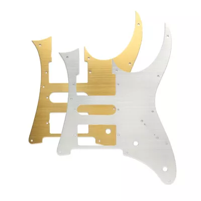 2 Colors Aluminum Alloy 10 Hole HSH IBANEZ Electric Guitar Pickguard Metal Plate • $19.99