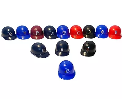 Lot Of 13 MLB Mini Plastic Baseball Helmets Retro Logo Laich Gumball Vending 2” • $9.53