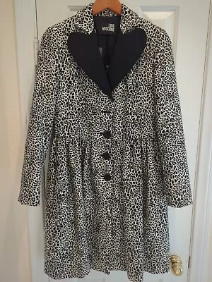 Love Moschino Cheetah Print Princess Jacket/ Coat /dress Size 4 • $125