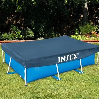 Intex 4.5m X 2.2m Rectangular Family Frame Swimming Pool Cover #28039 • £30.99