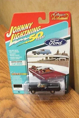 Johnny Lightning 2019 50 Years Classic Gold 1965 Ford Ranchero Raven Black R1-va • $12.95