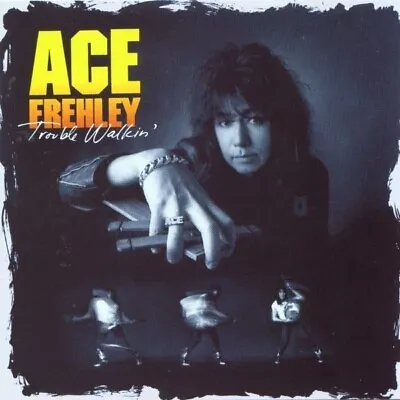 Ace Frehley ‎– Trouble Walkin' - Megaforce Records 1989 LP • £79.99
