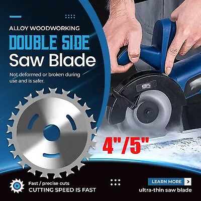 £3.20 • Buy 4  20/30 Teeth 110-125mm Circular Saw Blade Disc Wood Cutting Tool  AngleGrinder