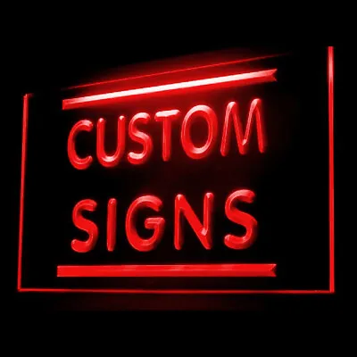 $25.99 • Buy Any Text HERE Any Name Custom Made Customize Personalized LED Neon Light Sign
