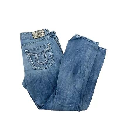 Men’s Jeans 38R Big Star Cowboy Y2K 2000s Baggy Style Light Wash Vintage • $29