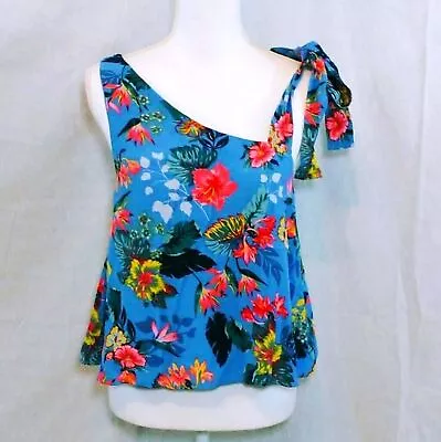 Zara Trafaluc Collection Floral Cropped Tank Top Small • $25
