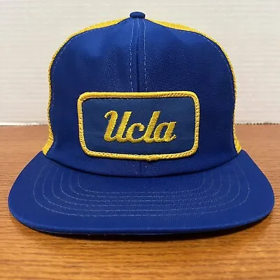 Vintage UCLA Bruins Hat Cap Snap Back Trucker Adjustable 6 5/8 - 7 1/8 College • $17.49