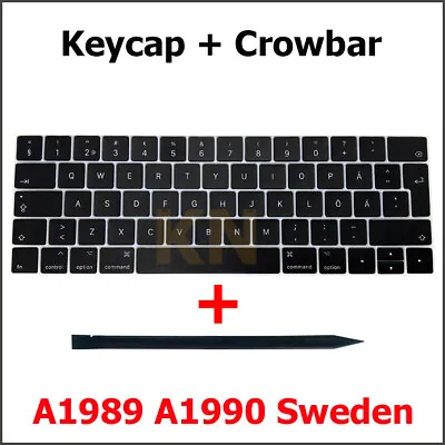 New Sweden Keyboard Key Cap For Macbook Pro 13  15  A1989 A1990 Keycap 2018 2019 • $14.80