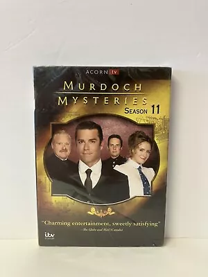 Murdoch Mysteries Season 11 (DVD 2017) BRAND NEW FACTORY SEALED • $32.75