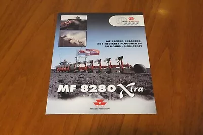 £8 • Buy Massey Ferguson 8280 Ploughing Record Breaking Brochure (new Unused)