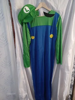 Super Mario Bros Halloween Cosplay Fancy Dress Out Fit Costume Unisex Men  • £8.99