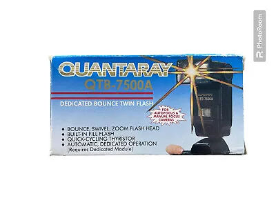 Quantaray QTB-7500a Twin Flash New Open Box • $10