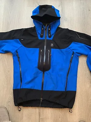 Haglofs Ultimate Series Mens Jacket XL (new Without Tags) Blue/black • £175