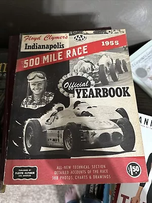 1955 Floyd Clymer's Yearbook Indy 500 Indianapolis Bob Sweikert Bettenhausen • $75