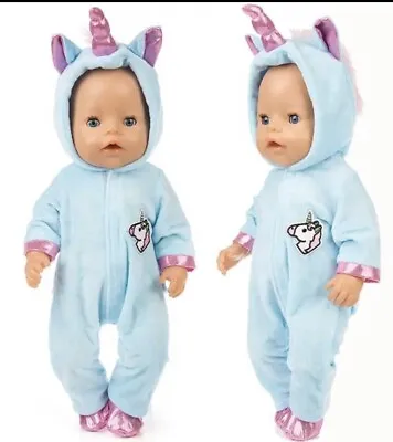 ⭐️BRAND NEW⭐️Clothes To Fit 43cm Baby Born Doll - Jumpsuit & Shoes • £5.99