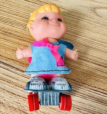 Vintage Mattel 1970 Nifty Nan Small Shots Doll On Roller Skates 4” Tall • $75