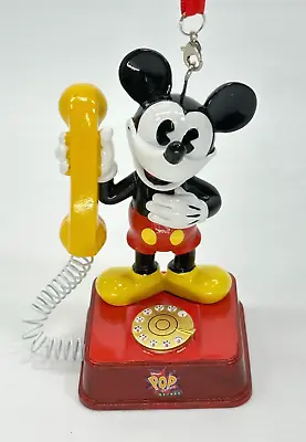 Disney World Pop Century Resort Mickey Mouse Rotary Telephone Ornament • $39.95