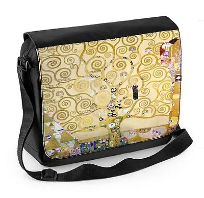 Gustav Klimt Tree Of Life Laptop Messenger Bag • £21.95