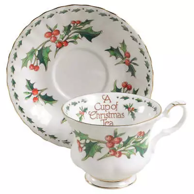 Waldman House A Cup Of Christmas Tea Cup & Saucer 8678113 • $69.95