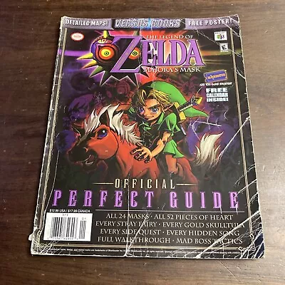 The Legend Of Zelda: Majora's Mask Official Perfect Guide Versus No Poster • $25.16