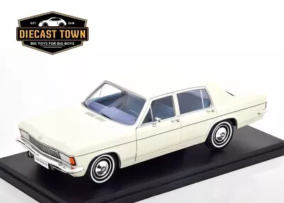 1:24 Opel Admiral B 1969 Magazine Models Hachette White Diecast Model • $34.95