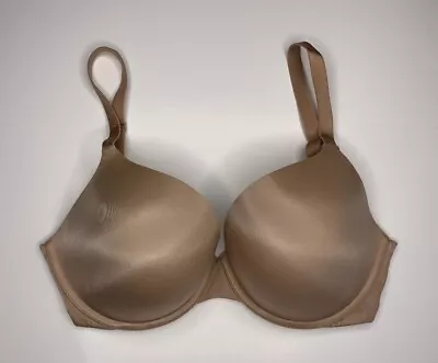 Victoria's Secret Bra 34DD Biofit Demi Uplift Beige Bra Pre-owned • $20