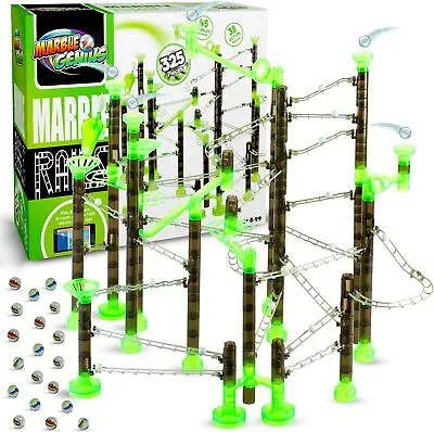 Marble Genius Marble Rails Super Set 325 Piece Marble Run • $119.99