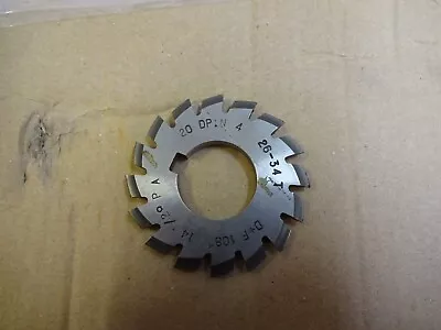 20DP No.4  14 1/2 Degree Gear Involute Cutter Dividing Head • £24