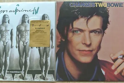 TIN MACHINE Tin Machine II LP Ltd Edition Silver Vinyl + DAVID BOWIE Changes LP • $105.68