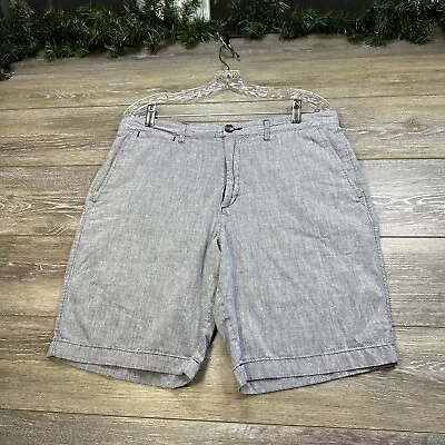Merona Shorts Size 34 Men’s Gray Chino Pockets 9” Inseam • $12.99