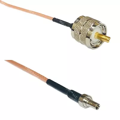 RG316 PL259 UHF Male To CRC9 Male RF Cable Rapid-SHIP LOT • $11.99