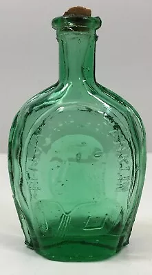 Vintage Benjamin Franklin Green Bottle W/Cork • $6.99