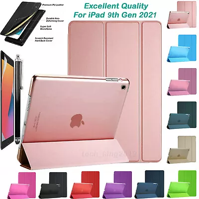  For Apple IPad 9th Generation 10.2  (2021) Latest Smart Stand Case Cover    • £6.98