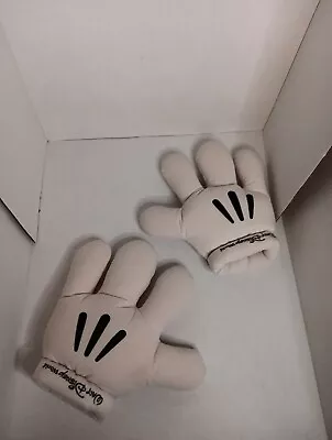 Mickey Mouse Hands Gloves Disney Parks Plush Stuffed White 10  • $4.99