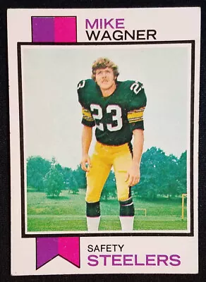 1973 Topps #246 Mike Wagner Rookie RC Pittsburgh Steelers EX (small Wrinkle) • $4.99