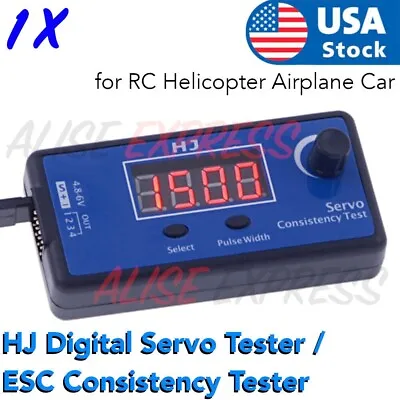 Digital Servo Tester / ESC Consistency Tester For RC Helicopter Aircraft Car USA • $10.95