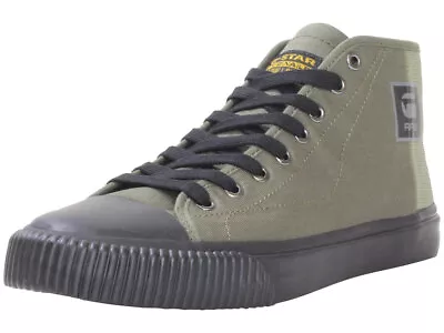 G-Star Raw Men's Meefic-BO-MID-M Sneakers Mid-Top Shoes Olive • $109.95