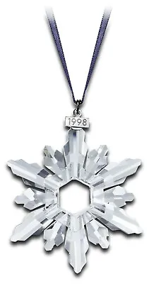 £185 • Buy Swarovski Crystal Christmas 1998 Snowflake/Star